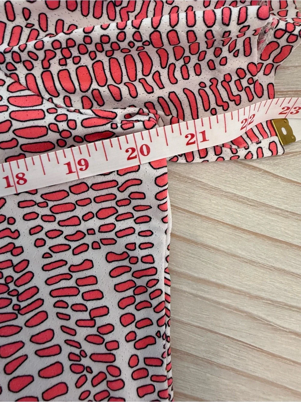 Tail Pink Patterned Short Sleeve Henley Top